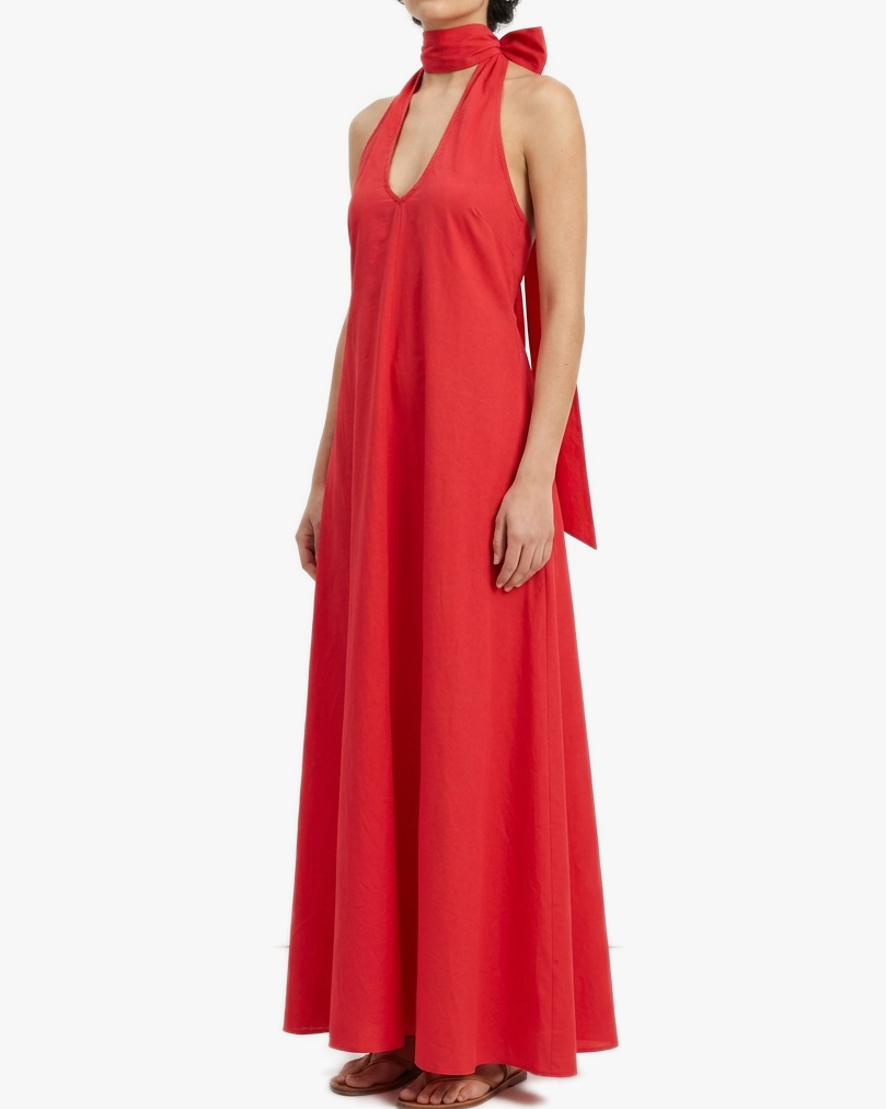 Cotton Poplin Dress — view 3
