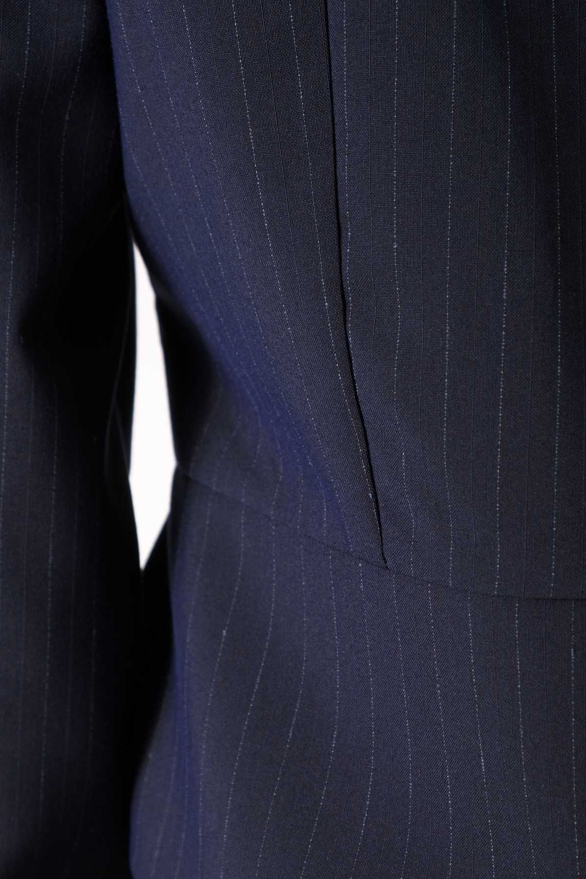 Pinstripe NY Wrap Jacket — view 7